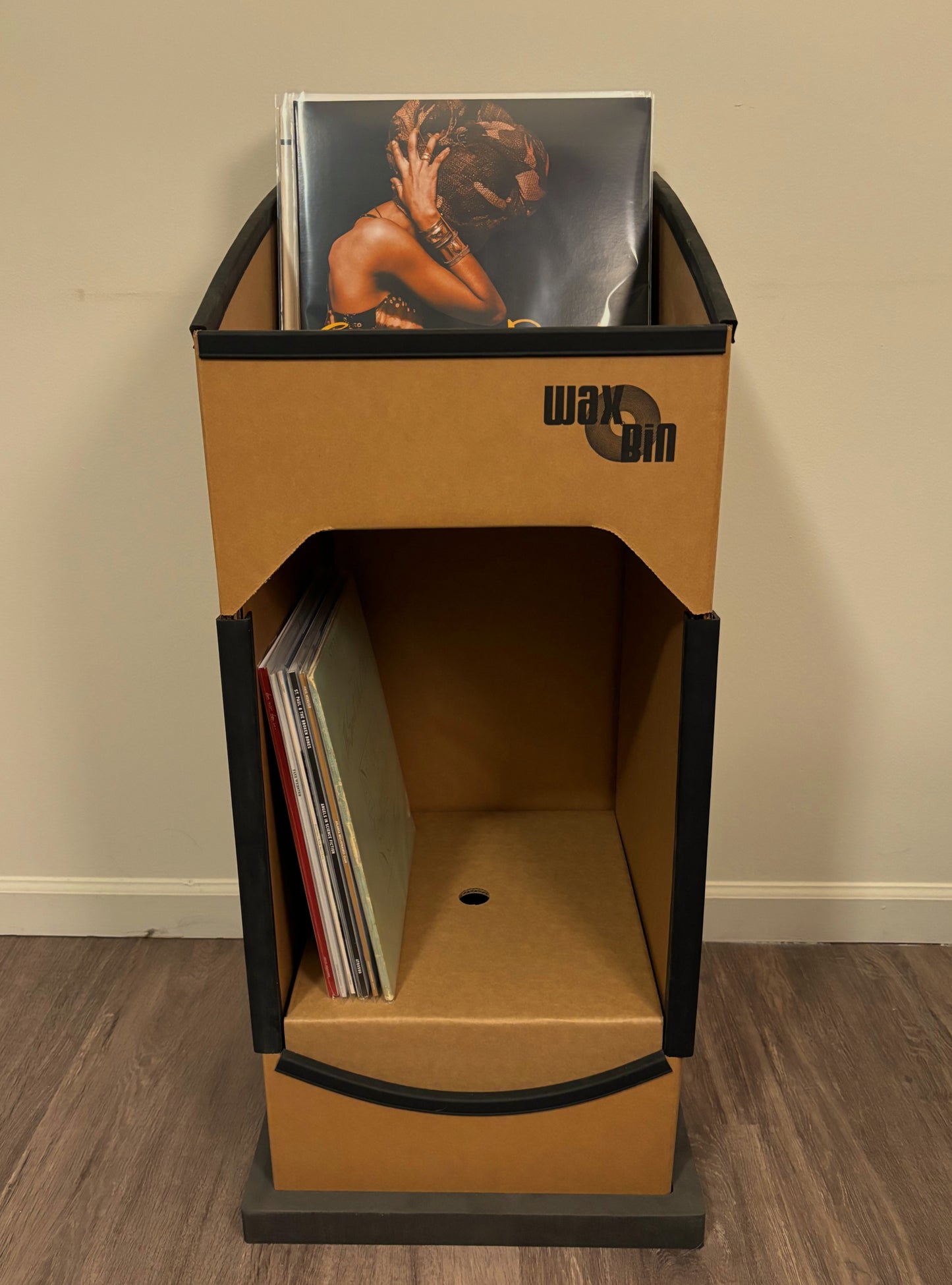 Wax Bin Floorstander 1 pack (Capacity:125 records)